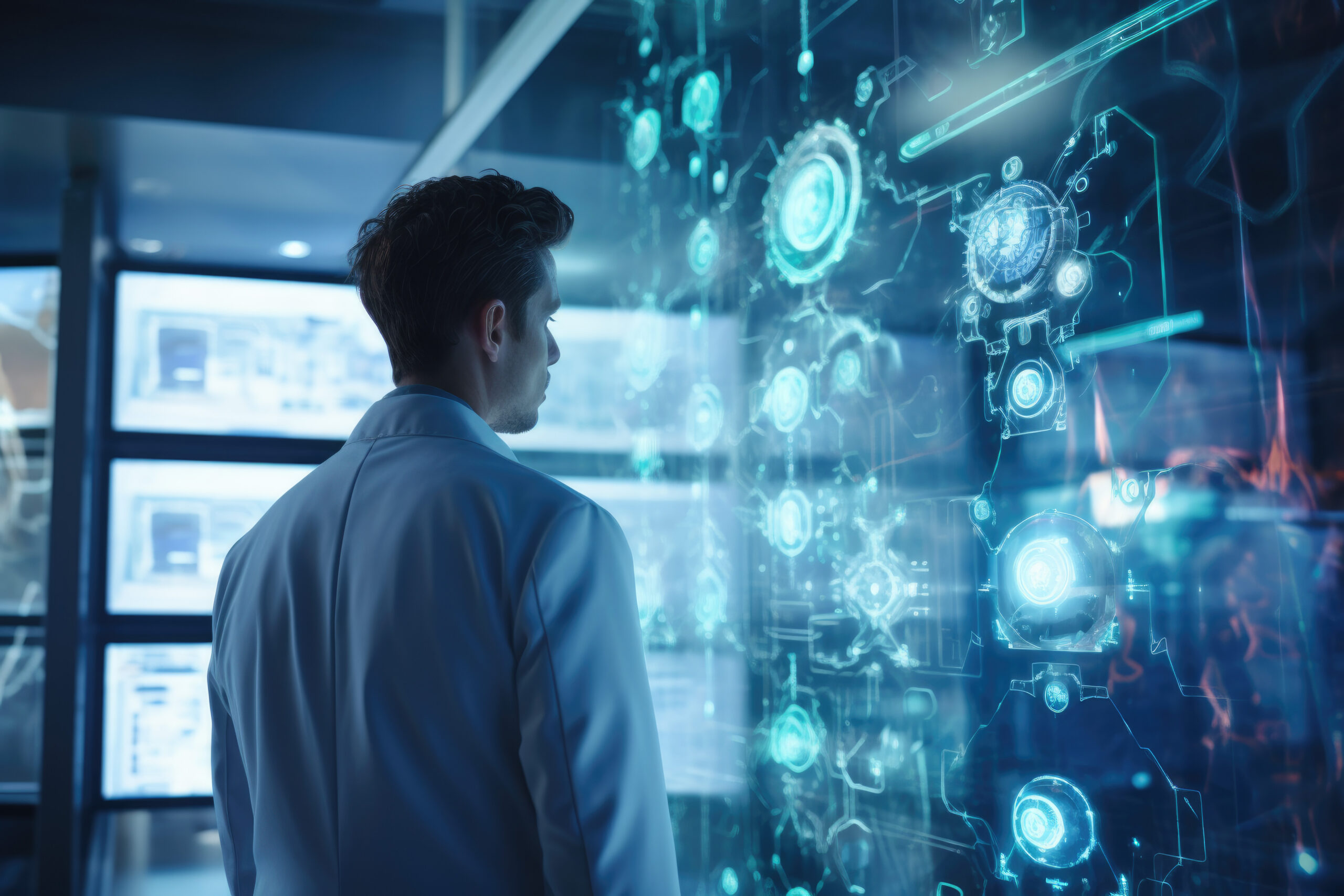 Prime contractor reviewing cybersecurity data to assess CMMC readiness and compliance