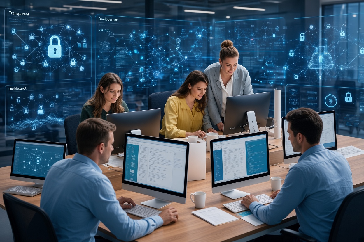 Co-managed IT services supporting internal IT teams with cybersecurity, monitoring, compliance, and technical expertise.